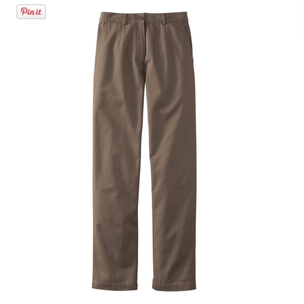 L.L. Bean Wrinkle-Free Bayside Pants Comfort Waist - Picture 1 of 1